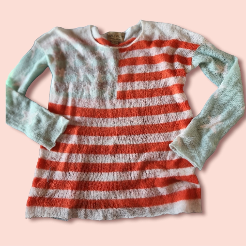 Y2k Wildfox Gold Label America flag top - Picture 2 of 6